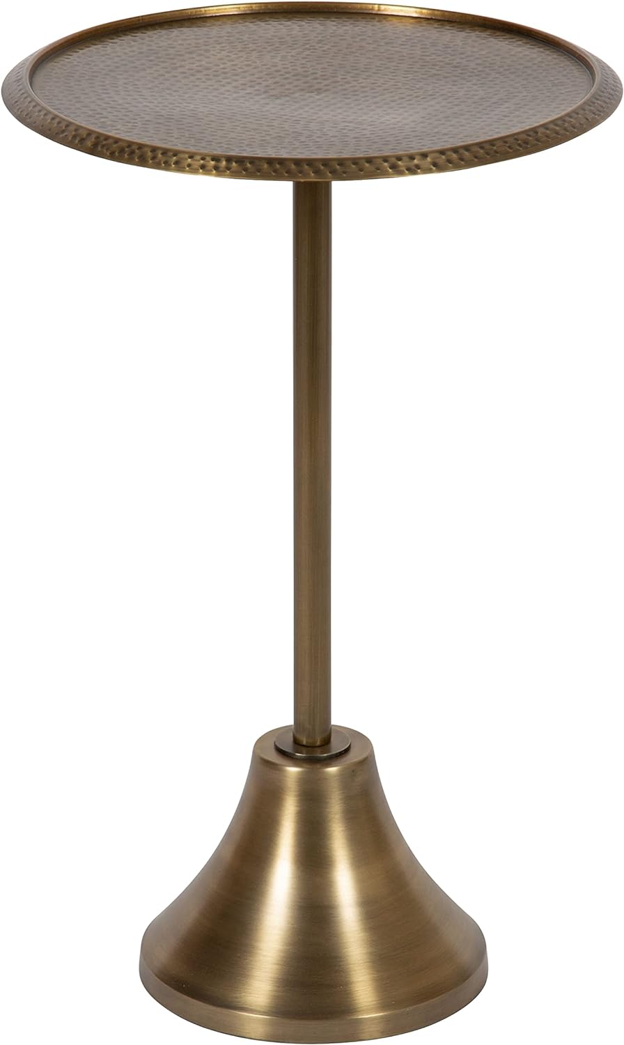 Kate and Laurel Sanzo Hammered Side Table