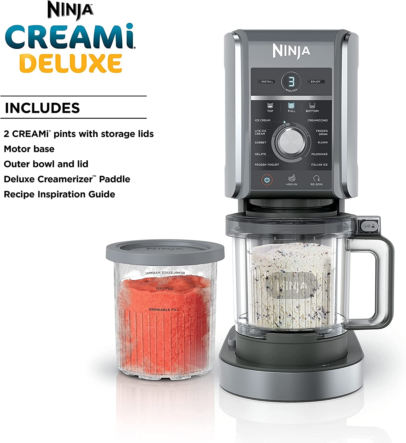 Ninja NC501 Creami Deluxe 11-In-1 Ice Cream & Frozen Treat Maker