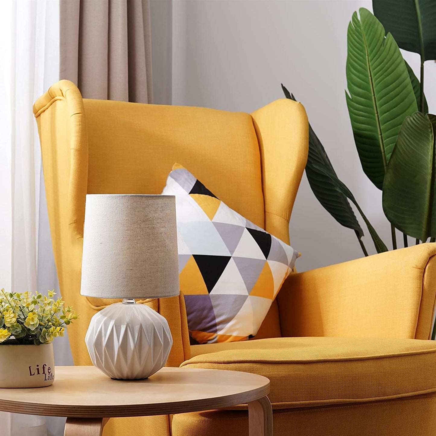 White Ceramic Table Lamp