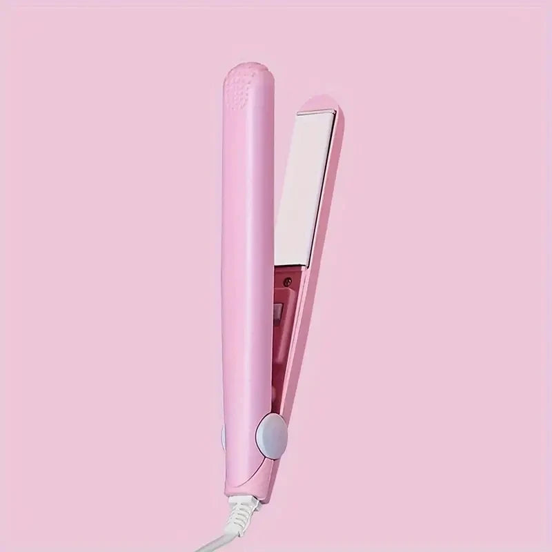 Mini Hair Straightener, Multi-Color Splint, Quick Heating, Non-Damaging Ceramic Plate, Bangs Clip, Curling and Straightening