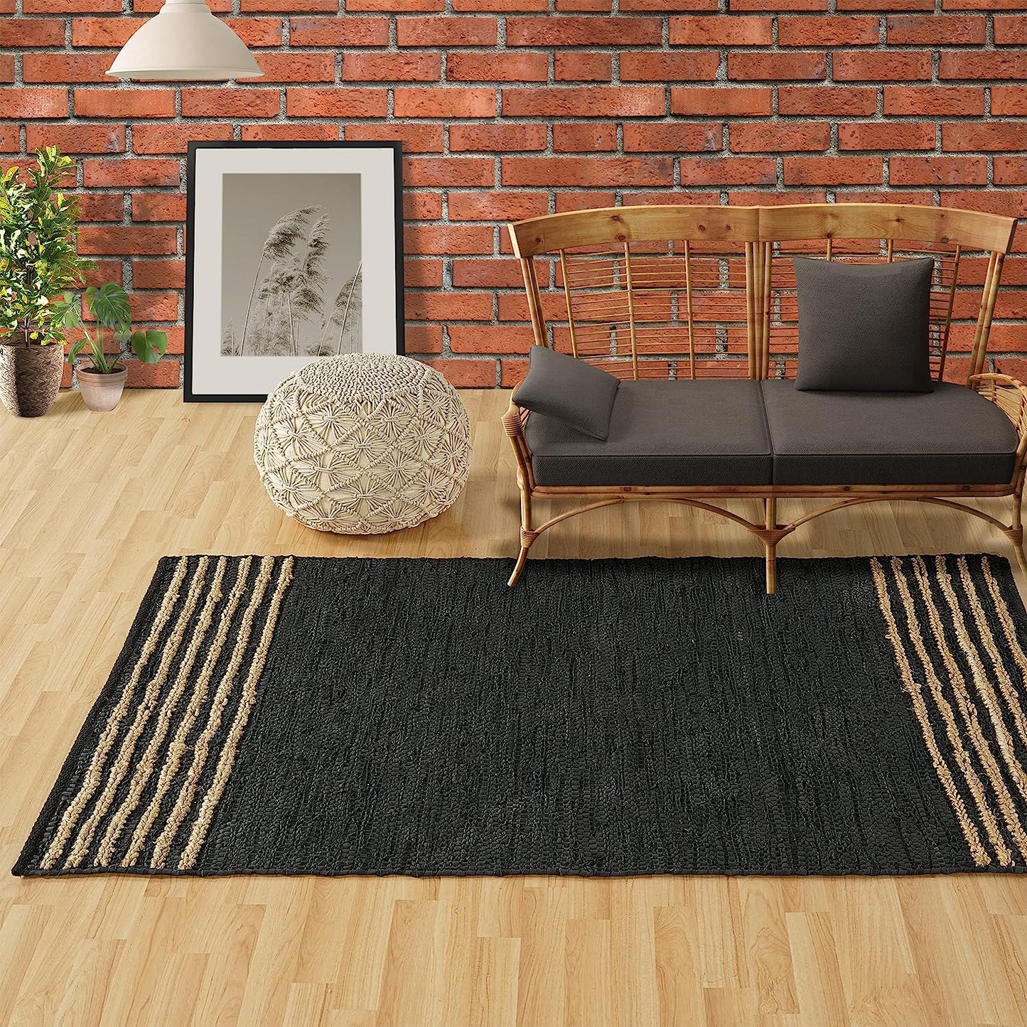 Scalloped Jute Area Rugs 