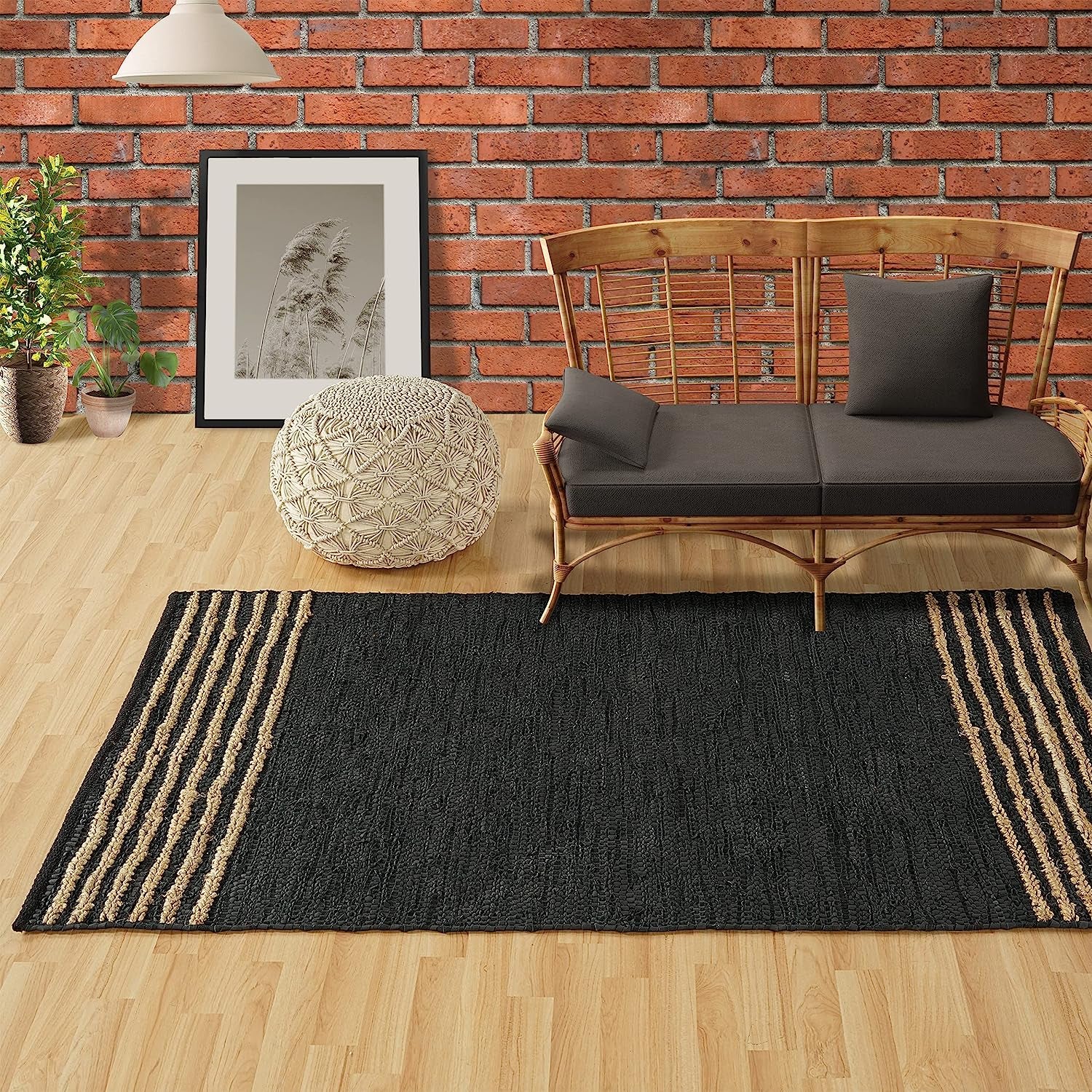 Scalloped Jute Area Rugs 