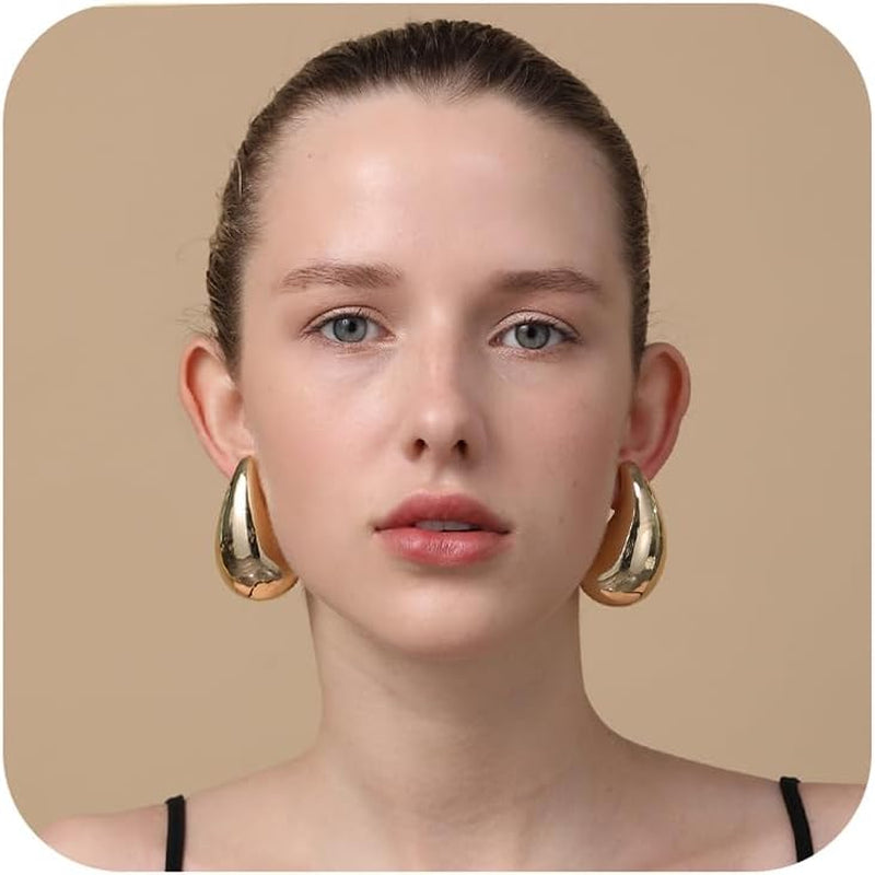 Gold Drop Earrings 