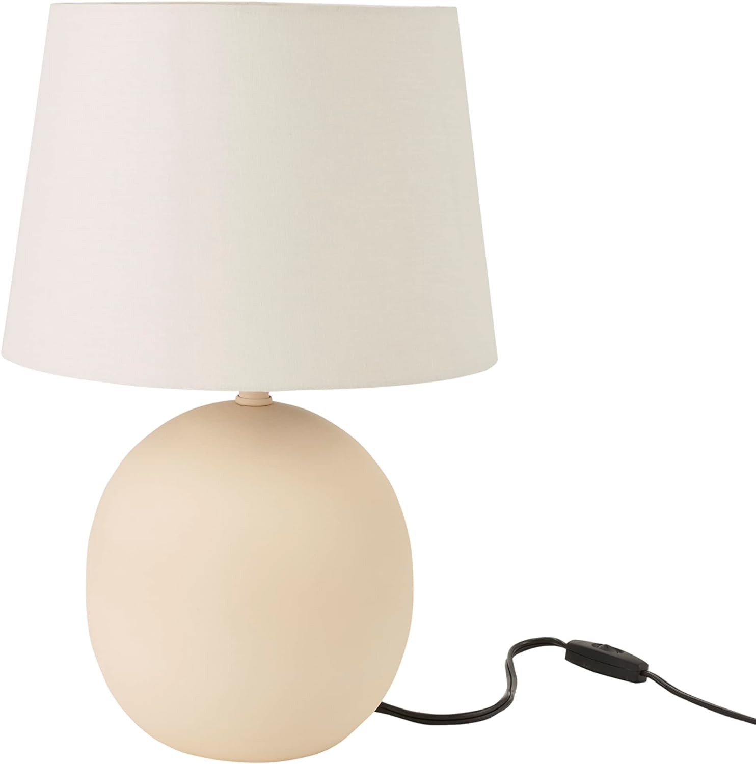 Nourison 18" Modern Ivory Lamp