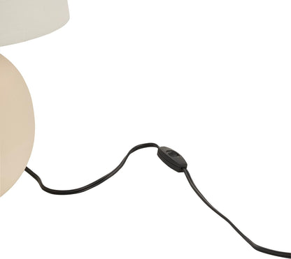 Nourison 18" Modern Ivory Lamp