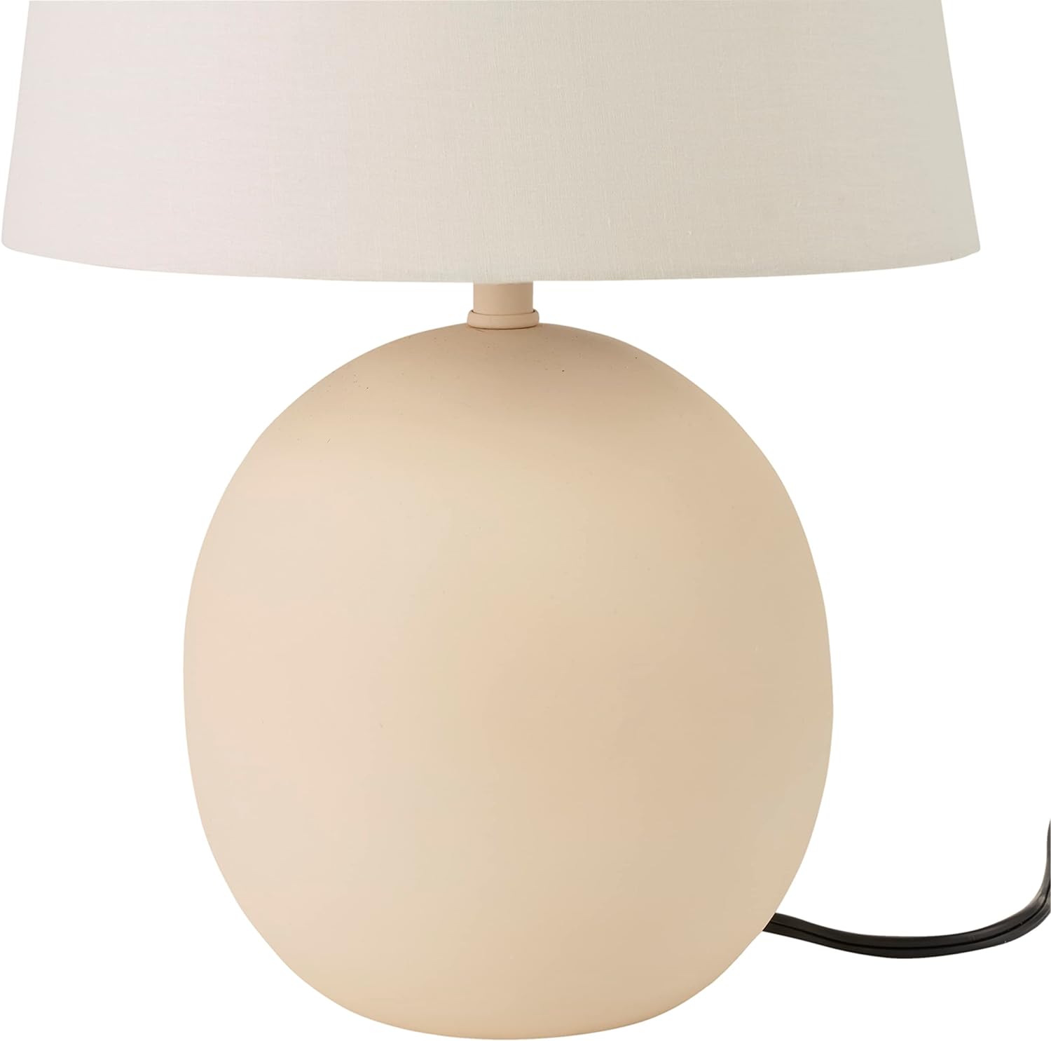 Nourison 18" Modern Ivory Lamp