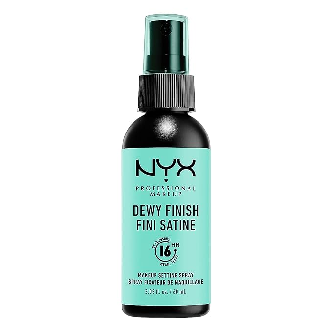 NYX PROFESSIONAL MAKEUP Makeup Setting Spray, Dewy Setting Spray for 16HR Make Up Wear