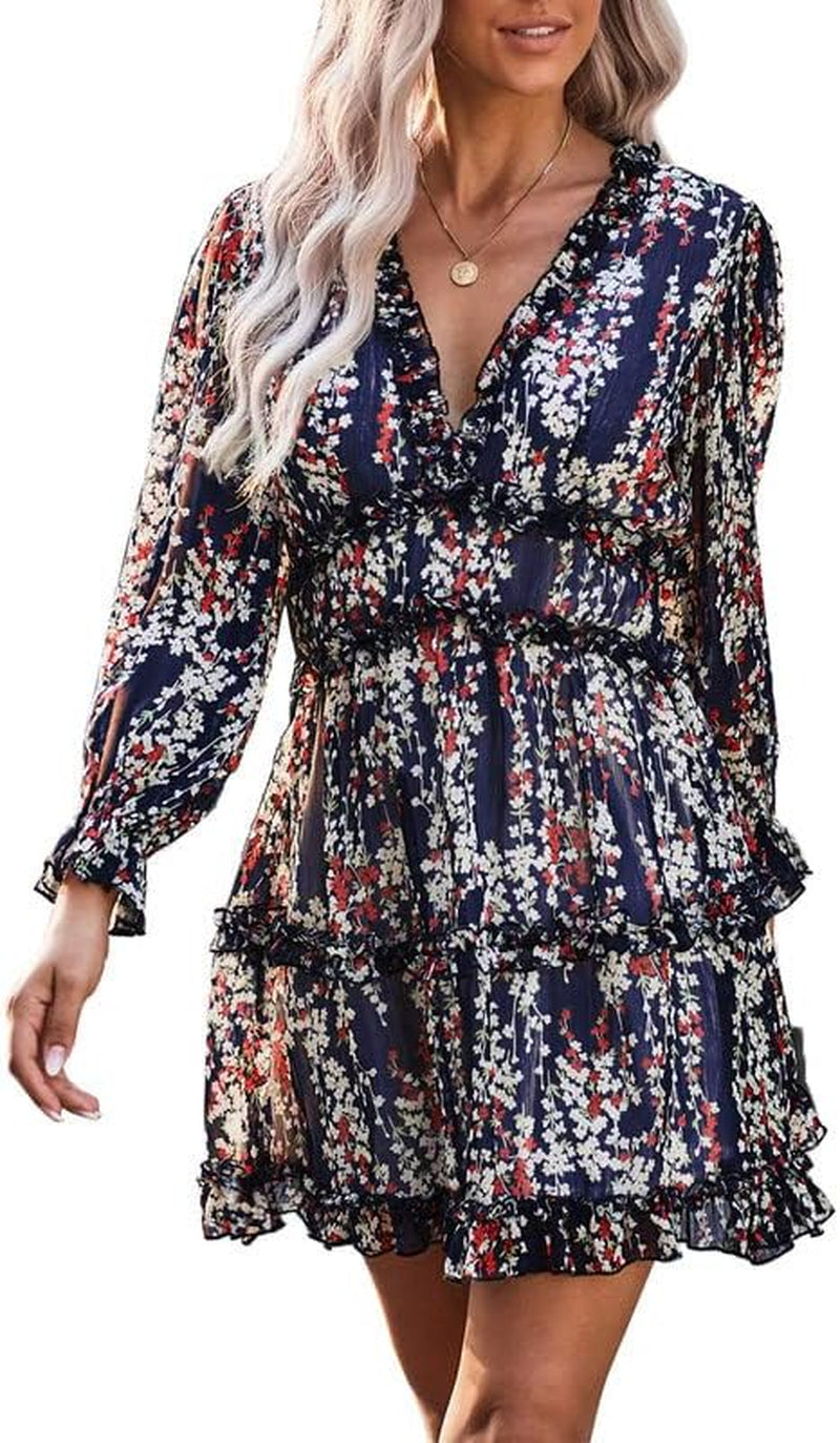 Ruffle Floral Dress