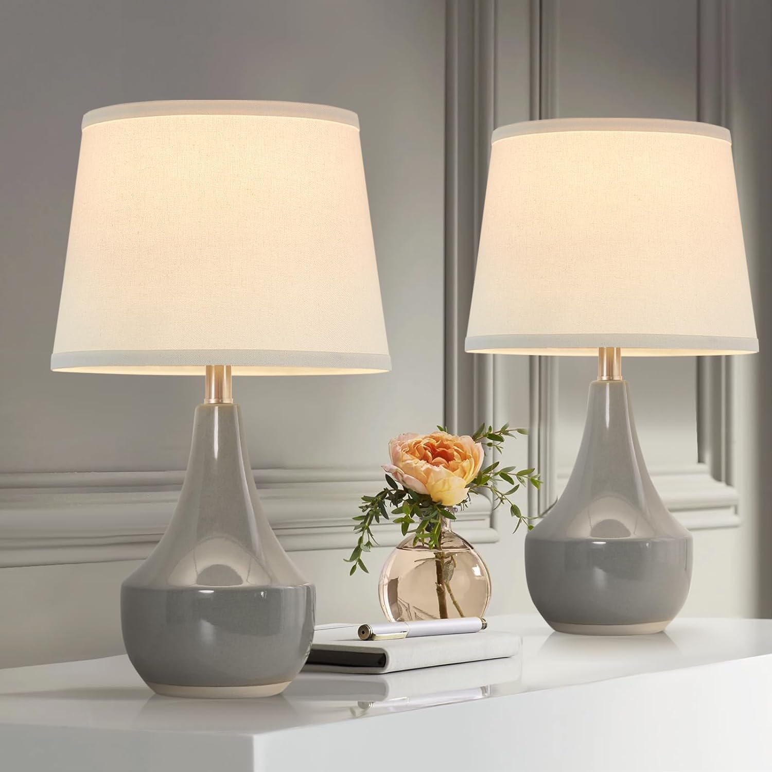 Classic Ceramic Table Lamp - Set of 2