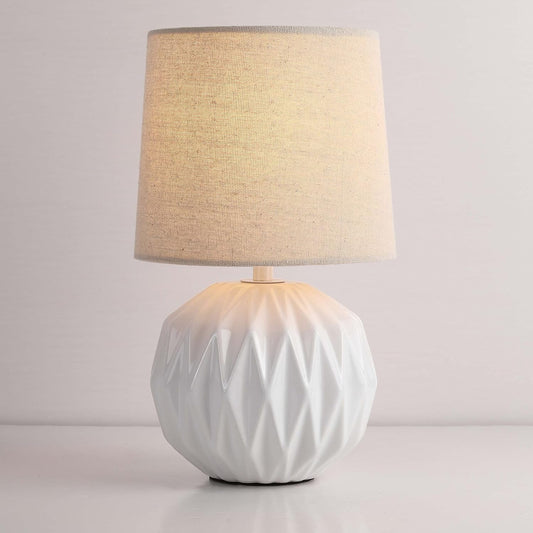 White Ceramic Table Lamp 