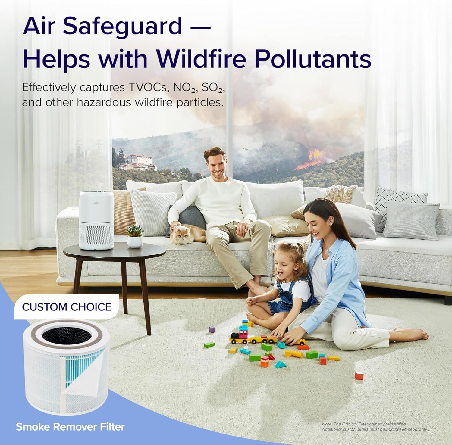 LEVOIT Air Purifier for Home Allergies 