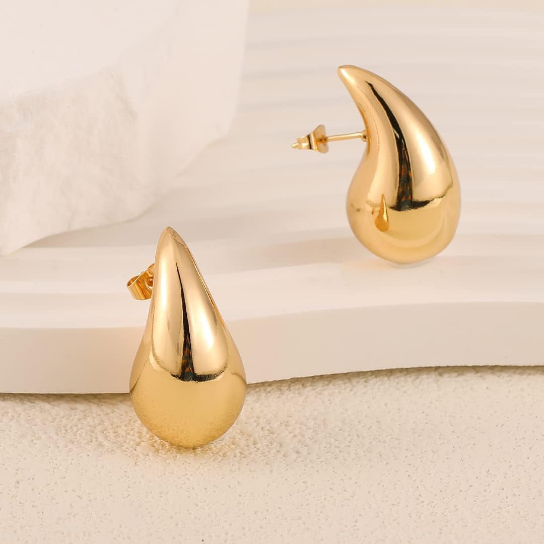 Gold Drop Earrings 