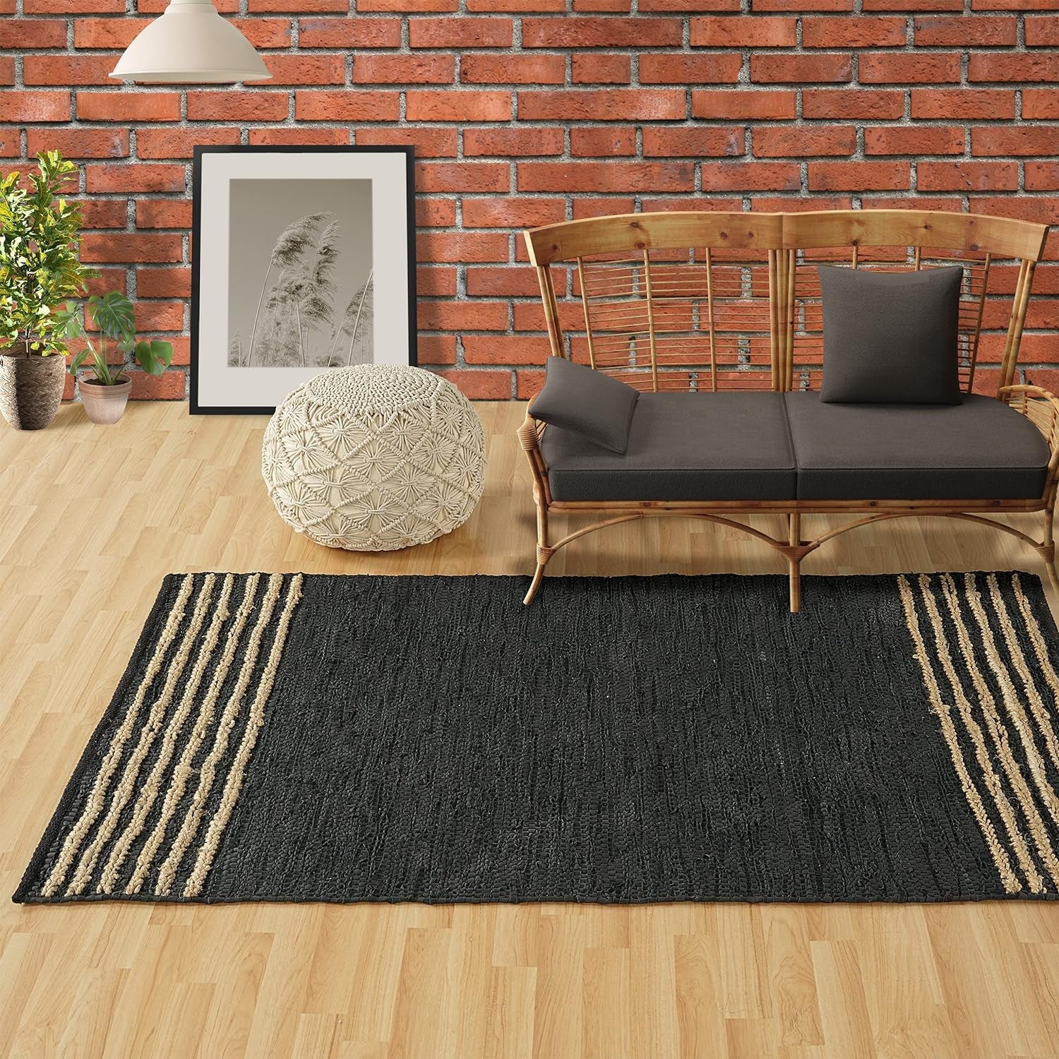 Scalloped Jute Area Rugs 