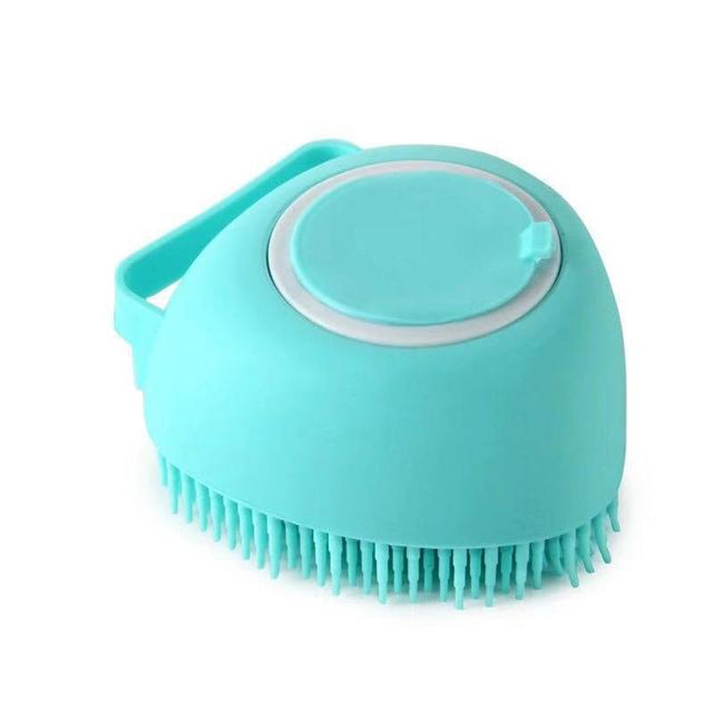 Puppy Bath Brush with Automatic Soap Dispenser