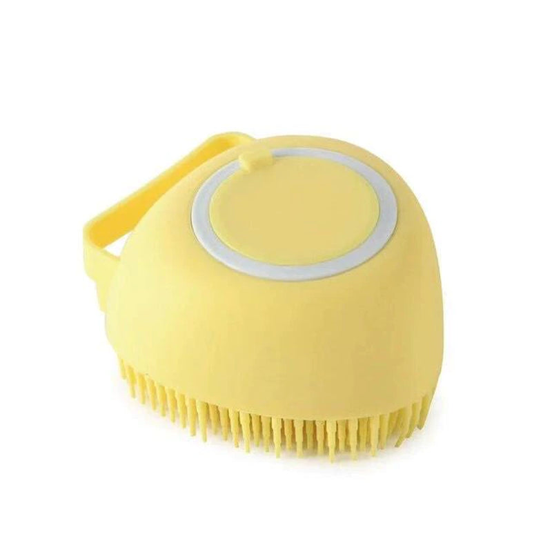 Puppy Bath Brush with Automatic Soap Dispenser