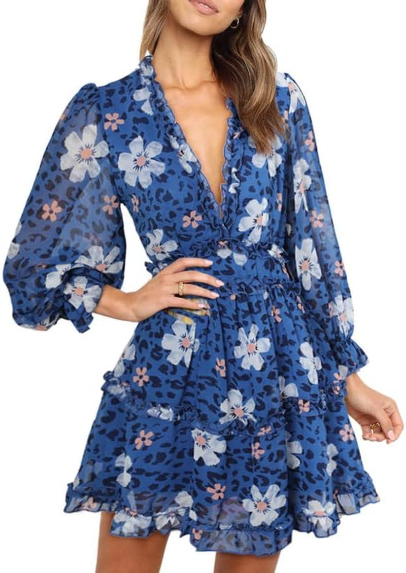 Ruffle Floral Dress