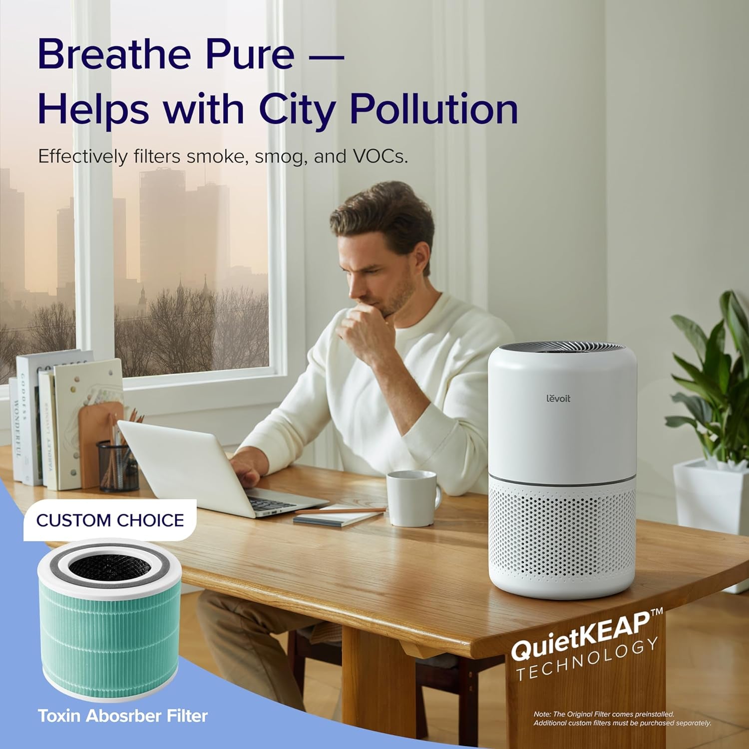 LEVOIT Air Purifier for Home Allergies 